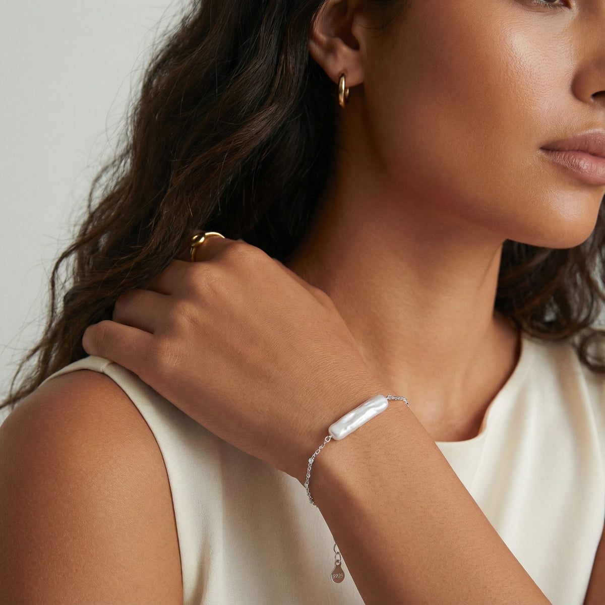 barocca armband – perle, 925er silber – ansicht 5