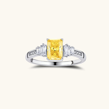 Solenne Ring – Moissanit, 925er Silber – Ansicht 2
