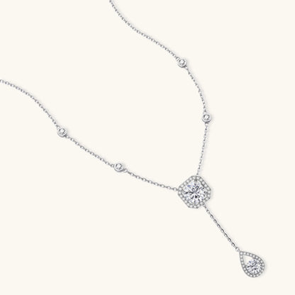 Équilibre Halskette – Moissanit, 925er Silber – Ansicht 2