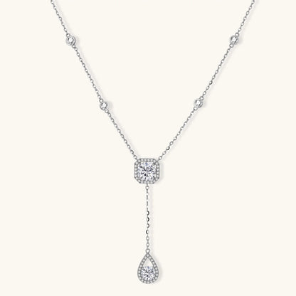 Équilibre Halskette – Moissanit, 925er Silber – Ansicht 1