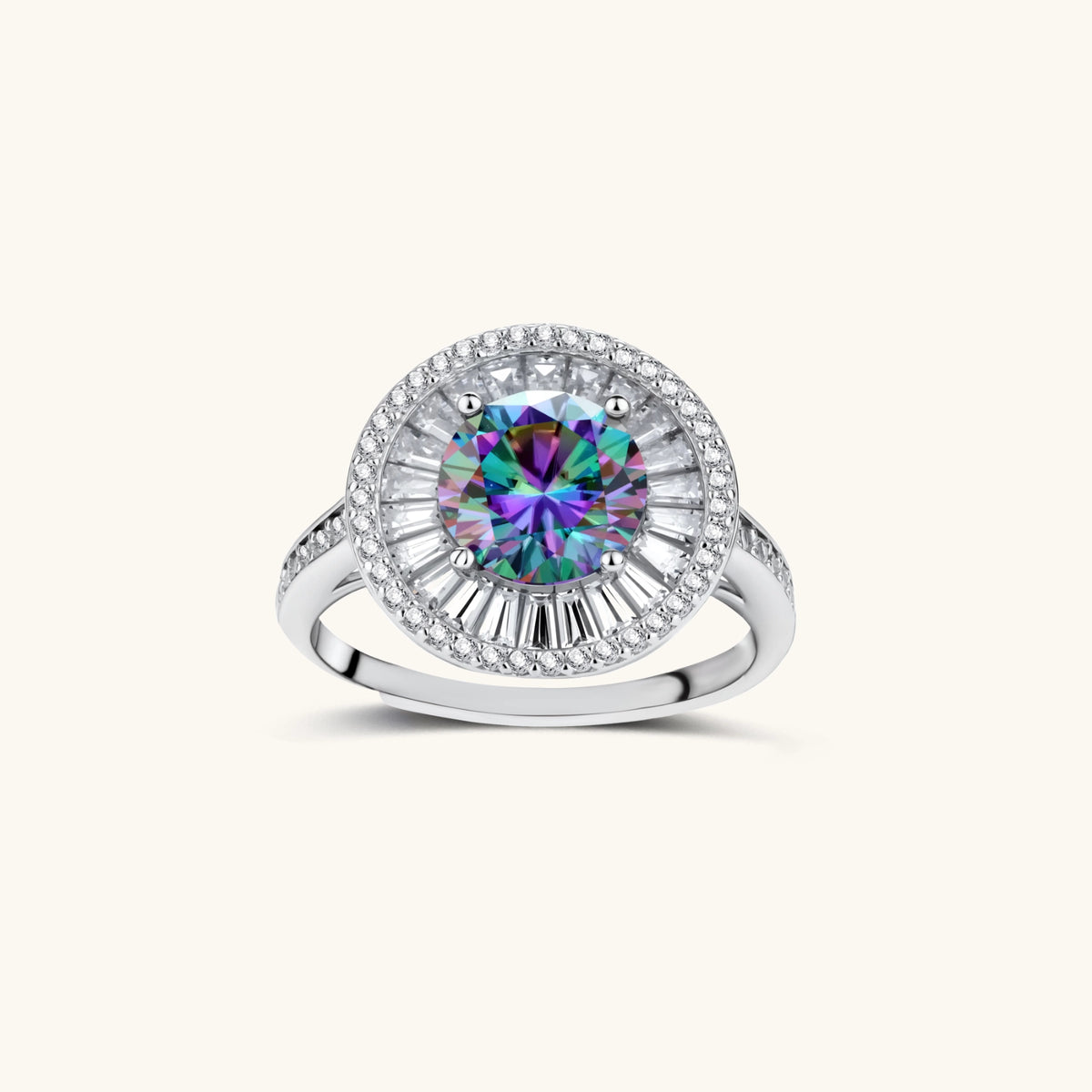 Astra Ring – Moissanit, 925er Silber – Ansicht 2