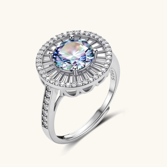Astra Ring – Moissanit, 925er Silber – Ansicht 1