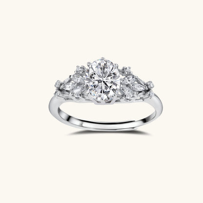 Seraphine Ring – Moissanit, 925er Silber – Ansicht 2