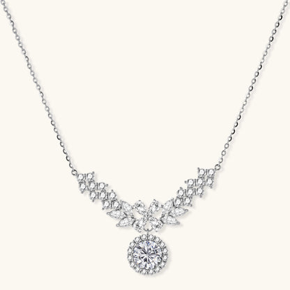 Angelica Halskette – Moissanit, 925er Silber – Ansicht 1