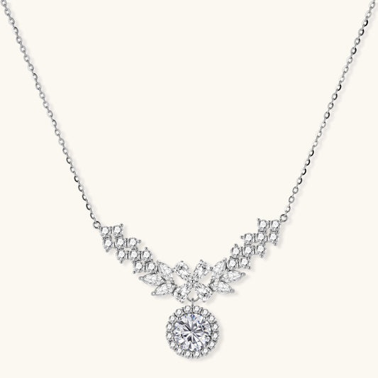 Angelica Halskette – Moissanit, 925er Silber – Ansicht 1