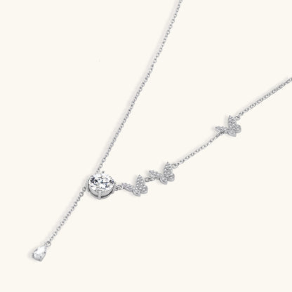 Vanessa Halskette – Moissanit, 925er Silber – Ansicht 2
