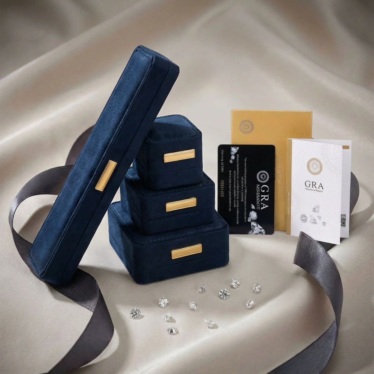 Luna Halskette – Moissanit, 925er Silber – Ansicht 3