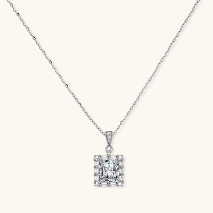 Octavia Halskette – Moissanit, 925er Silber – Ansicht 1