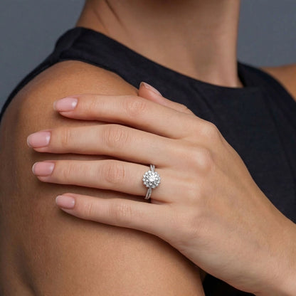 Stella Ring – Moissanit, 925er Silber – Ansicht 4
