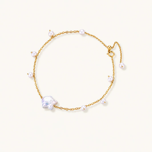 Giselle Armband – Perle, vergoldetes 925er Silber – Ansicht 1