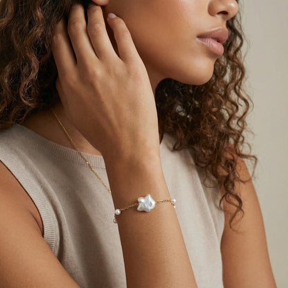 Giselle Armband – Perle, vergoldetes 925er Silber – Ansicht 3
