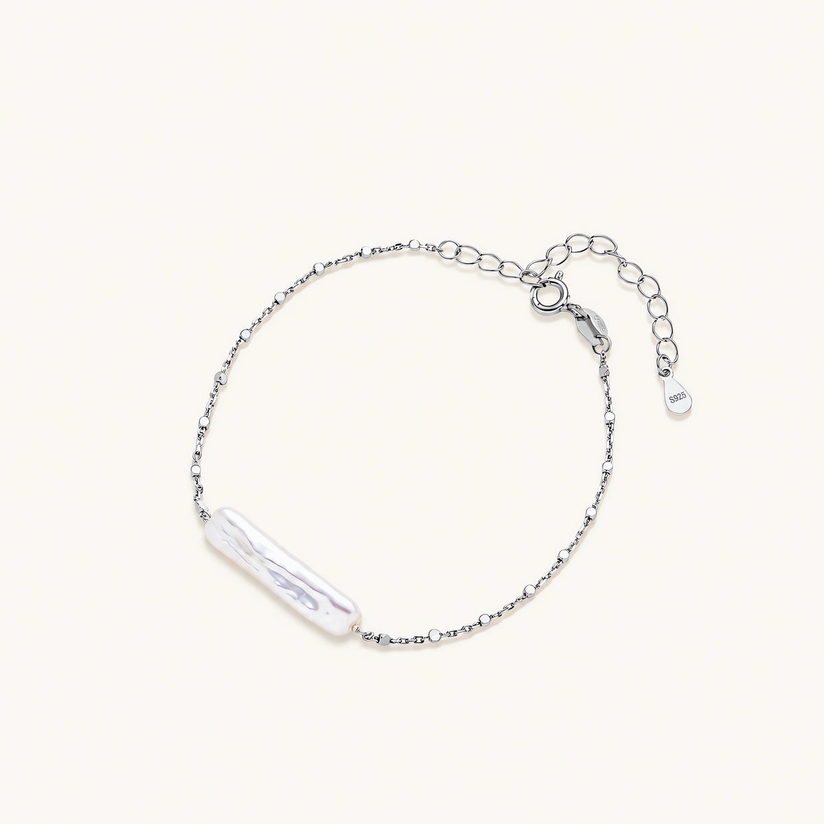 Barocca Armband – Perle, 925er Silber – Ansicht 1