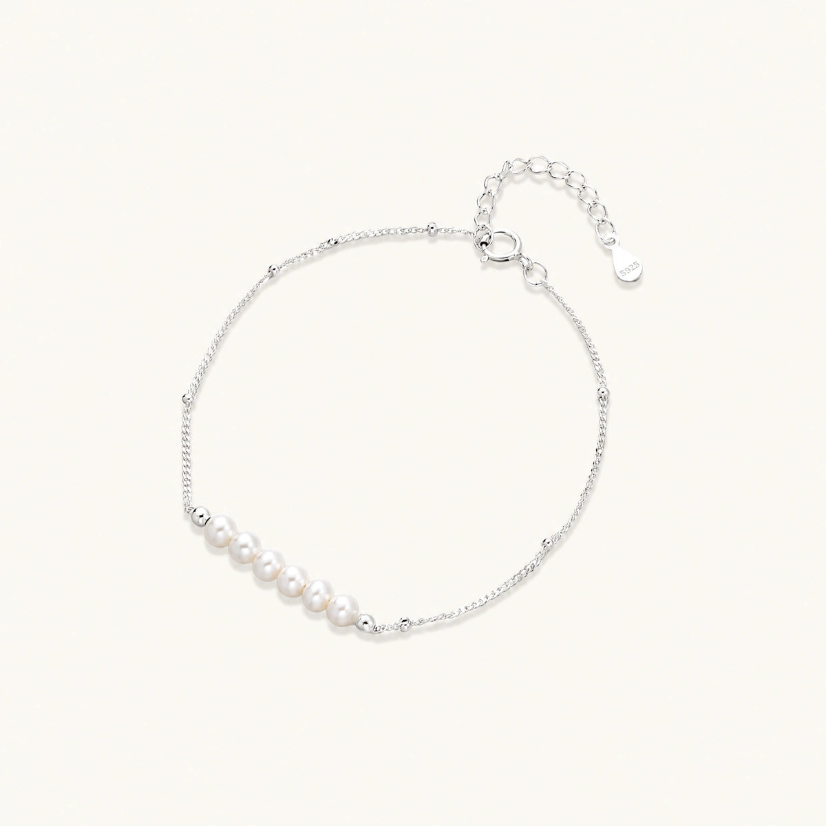 sussurro armband – perlen, 925er silber – ansicht 1