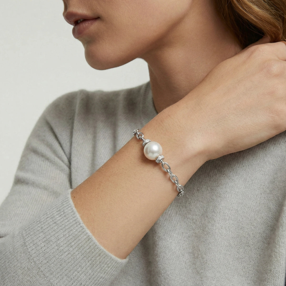 ondine armband – perle, 925er silber – ansicht 4