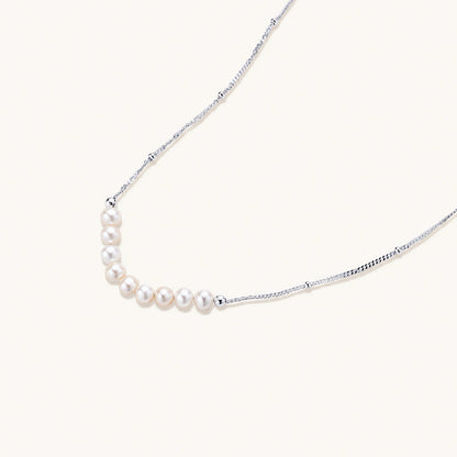Arabella Halskette – Perlen, 925er Silber – Ansicht 2