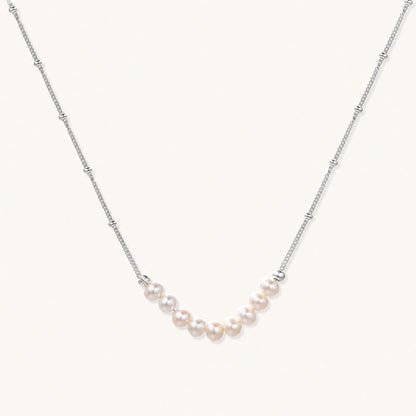 Arabella Halskette – Perlen, 925er Silber – Ansicht 1