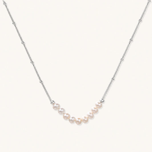 Arabella Halskette – Perlen, 925er Silber – Ansicht 1