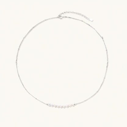 Arabella Halskette – Perlen, 925er Silber – Ansicht 3