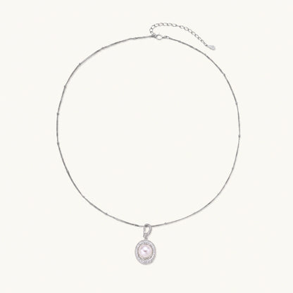 Aurélie Halskette – Perle, 925er Silber – Ansicht 3