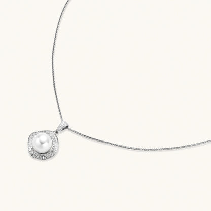 Valentina Halskette – Perle, 925er Silber – Ansicht 2