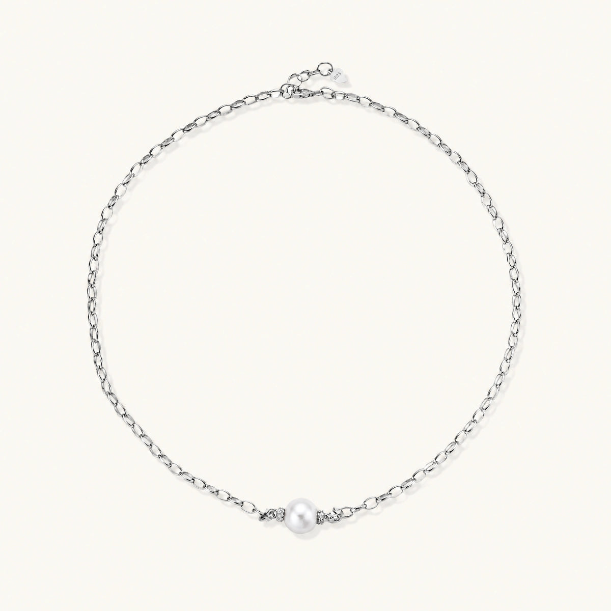 marina halskette – perle, 925er silber – ansicht 3