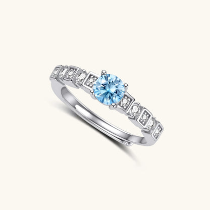 Vienna Ring – Moissanit, 925er Silber – Ansicht 2