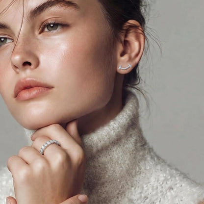 Infinita Ring – Moissanit, 925er Silber – Ansicht 4