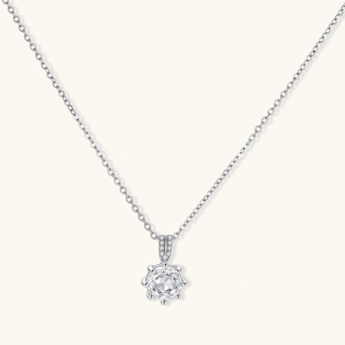 cristallo halskette – 925er silber – ansicht 1