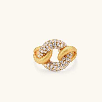Catena Ring – vergoldetes 925er Silber – Ansicht 2